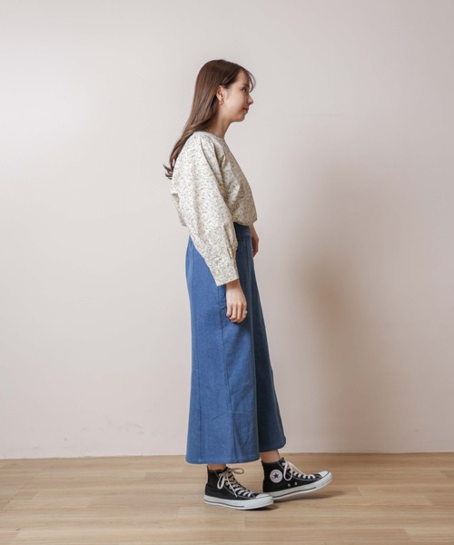 flower(フラワー)の「フラワープリントブラウス(シャツ/ブラウス・レディース・イエロー/ブルー・FREE)」の20枚目の写真