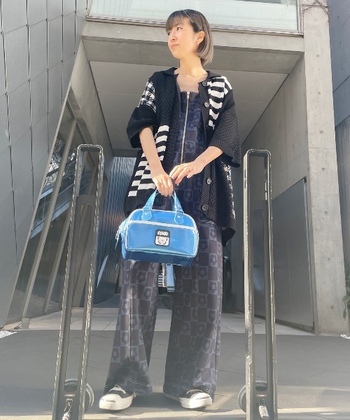 Candy Stripper（キャンディストリッパー）の「CND ENAMEL バッグ（ボストンバッグ・レディース・ライトブルー/ピンク/ブラック・FREE）」の15枚目の写真