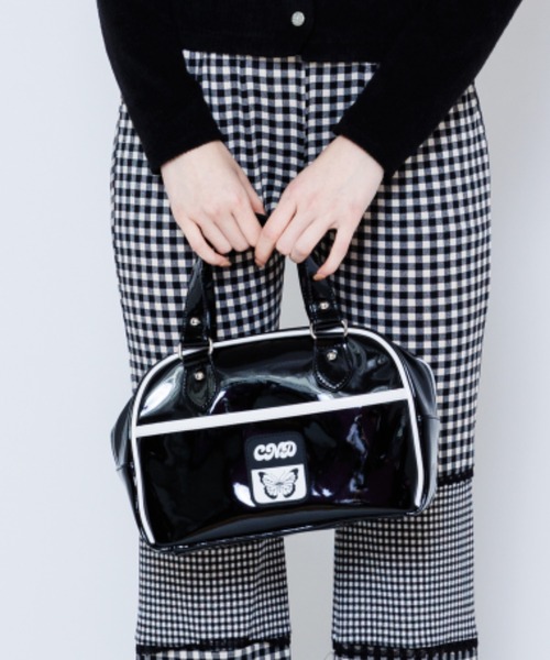 Candy Stripper（キャンディストリッパー）の「CND ENAMEL バッグ（ボストンバッグ・レディース・ライトブルー/ピンク/ブラック・FREE）」の21枚目の写真