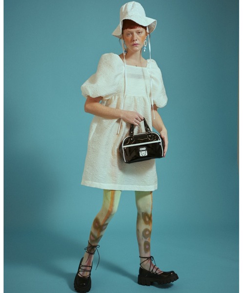 Candy Stripper（キャンディストリッパー）の「CND ENAMEL バッグ（ボストンバッグ・レディース・ライトブルー/ピンク/ブラック・FREE）」の20枚目の写真