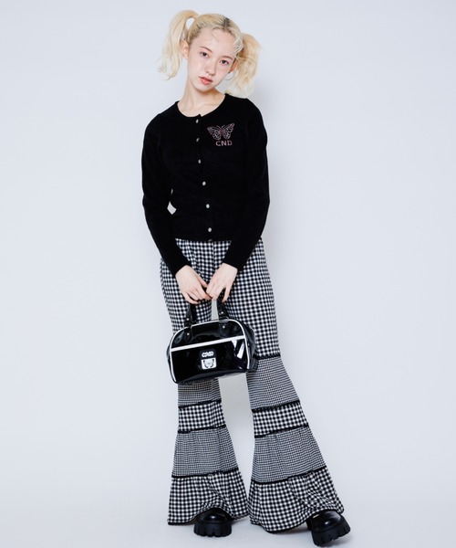 Candy Stripper（キャンディストリッパー）の「CND ENAMEL バッグ（ボストンバッグ・レディース・ライトブルー/ピンク/ブラック・FREE）」の4枚目の写真