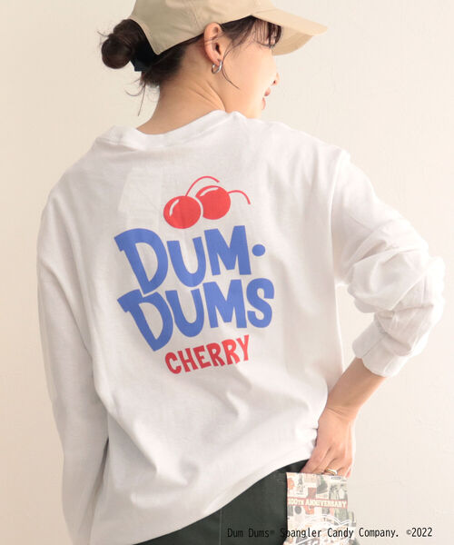 FREDY&GLOSTER(フレディアンドグロスター)の「【GOOD ROCK SPEED/グッドロックスピード】DUM-DUMS プリントロンT(Tシャツ/カットソー・レディース・オフホワイト・LARGE)」の1枚目の写真