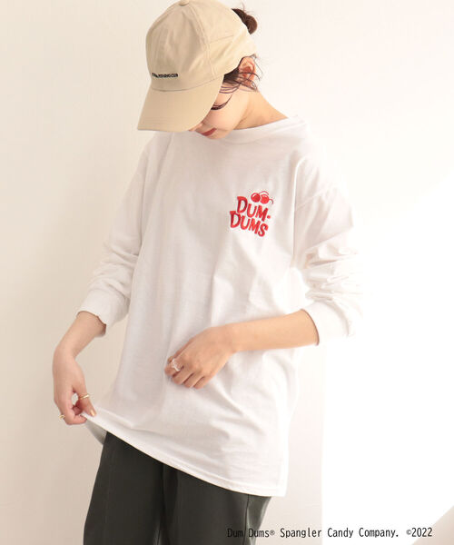 FREDY&GLOSTER(フレディアンドグロスター)の「【GOOD ROCK SPEED/グッドロックスピード】DUM-DUMS プリントロンT(Tシャツ/カットソー・レディース・オフホワイト・LARGE)」の4枚目の写真