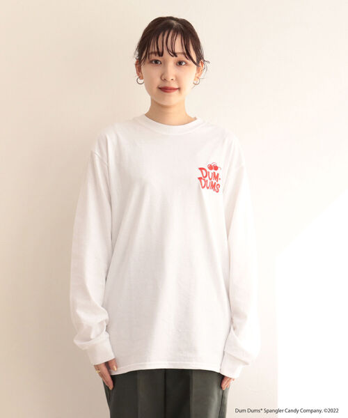 FREDY&GLOSTER(フレディアンドグロスター)の「【GOOD ROCK SPEED/グッドロックスピード】DUM-DUMS プリントロンT(Tシャツ/カットソー・レディース・オフホワイト・LARGE)」の6枚目の写真