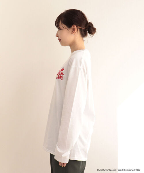 FREDY&GLOSTER(フレディアンドグロスター)の「【GOOD ROCK SPEED/グッドロックスピード】DUM-DUMS プリントロンT(Tシャツ/カットソー・レディース・オフホワイト・LARGE)」の7枚目の写真