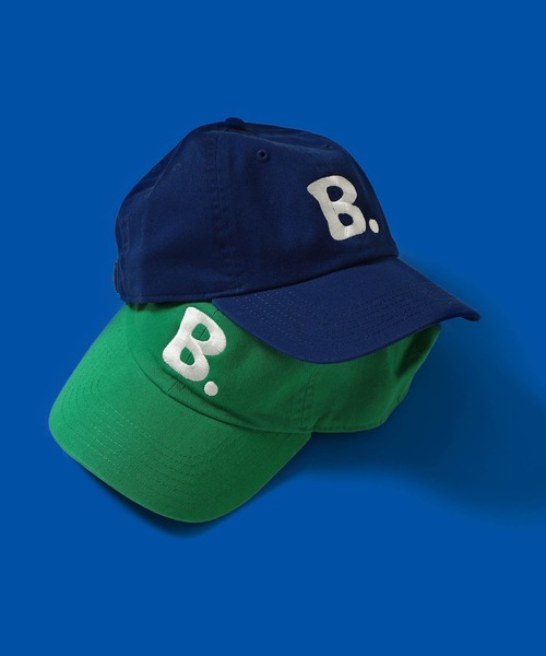 YUYA × BeAMS DOT(ユウヤバイビームスドット)の「YUYA × BeAMS DOT / B.刺繍 ベースボールキャップ(キャップ・メンズ・ブルー/グリーン/ベージュ/ネイビー・FREE)」の14枚目の写真