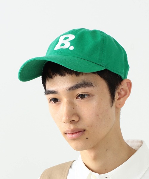 YUYA × BeAMS DOT(ユウヤバイビームスドット)の「YUYA × BeAMS DOT / B.刺繍 ベースボールキャップ(キャップ・メンズ・ブルー/グリーン/ベージュ/ネイビー・FREE)」の15枚目の写真