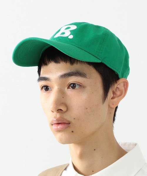 YUYA × BeAMS DOT(ユウヤバイビームスドット)の「YUYA × BeAMS DOT / B.刺繍 ベースボールキャップ(キャップ・メンズ・ブルー/グリーン/ベージュ/ネイビー・FREE)」の5枚目の写真