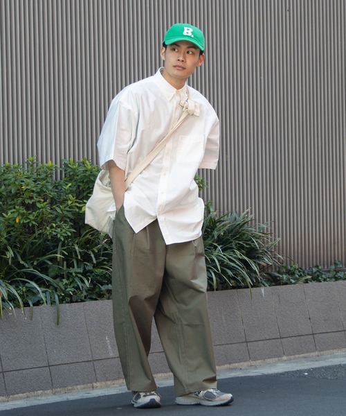 YUYA × BeAMS DOT(ユウヤバイビームスドット)の「YUYA × BeAMS DOT / B.刺繍 ベースボールキャップ(キャップ・メンズ・ブルー/グリーン/ベージュ/ネイビー・FREE)」の7枚目の写真