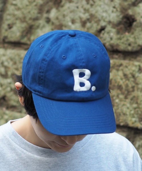 YUYA × BeAMS DOT(ユウヤバイビームスドット)の「YUYA × BeAMS DOT / B.刺繍 ベースボールキャップ(キャップ・メンズ・ブルー/グリーン/ベージュ/ネイビー・FREE)」の17枚目の写真