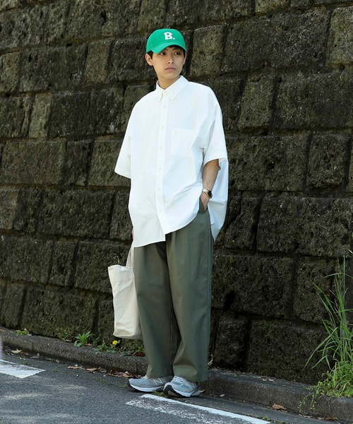 YUYA × BeAMS DOT(ユウヤバイビームスドット)の「YUYA × BeAMS DOT / B.刺繍 ベースボールキャップ(キャップ・メンズ・ブルー/グリーン/ベージュ/ネイビー・FREE)」の20枚目の写真