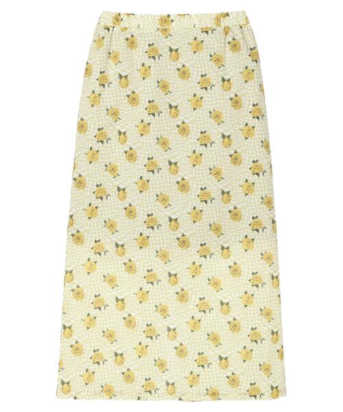 Sugar spoon（シュガースプーン）の「■SS LIBERTYptチェッカードローズ スカート（スカート・レディース・ブラック/イエロー・FREE）」の20枚目の写真