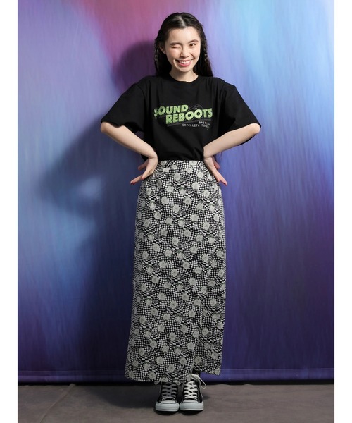 Sugar spoon（シュガースプーン）の「■SS LIBERTYptチェッカードローズ スカート（スカート・レディース・ブラック/イエロー・FREE）」の8枚目の写真