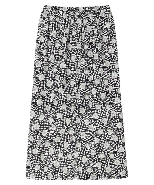 Sugar spoon（シュガースプーン）の「■SS LIBERTYptチェッカードローズ スカート（スカート・レディース・ブラック/イエロー・FREE）」の11枚目の写真