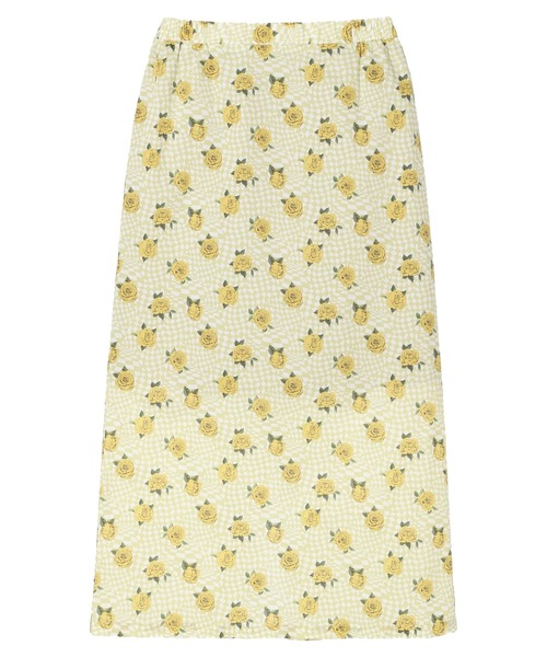 Sugar spoon（シュガースプーン）の「■SS LIBERTYptチェッカードローズ スカート（スカート・レディース・ブラック/イエロー・FREE）」の19枚目の写真