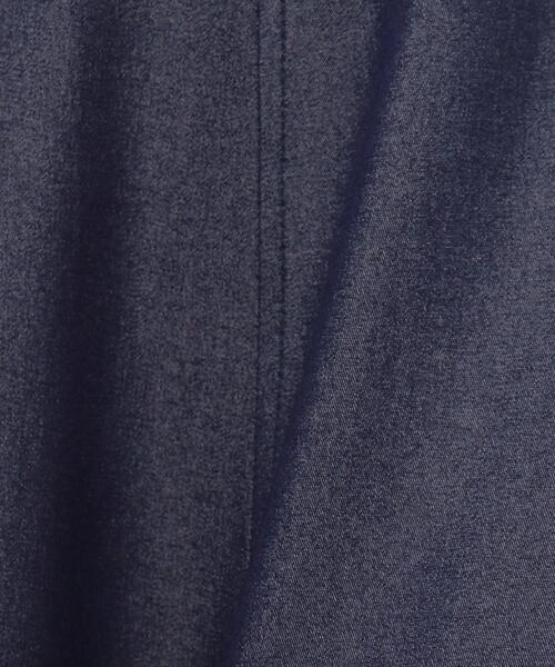 couture brooch（クチュールブローチ）の「◆軽くて洗える/デニムライク　バックレースアップフレアスカート（スカート・レディース・ネイビー/サックスブルー・40/36/34/38/42）」の19枚目の写真