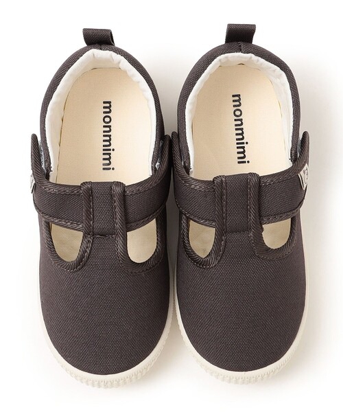 SHIPS any（シップス エニィ）の「MONMIMI: Tストラップ シューズ <KIDS>（スニーカー・キッズ・ダークグレー/キャメル/ブルー・18/17/19）」の7枚目の写真