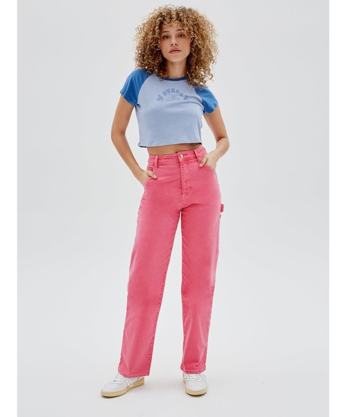 Guess（ゲス）の「GUESS Originals Raglan Baby Tee（Tシャツ/カットソー・レディース・ブルー/ホワイト・SMALL/MEDIUM/X-SMALL）」の9枚目の写真