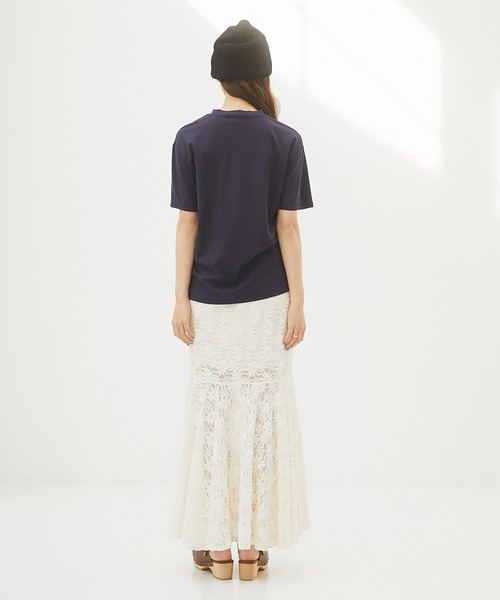 RANDEBOO（ランデブー）の「Classic Tee（Tシャツ/カットソー・レディース・ホワイト/ネイビー/グリーン・FREE）」の14枚目の写真