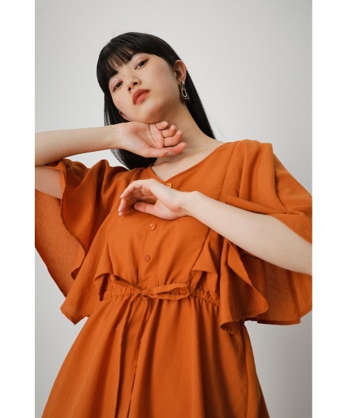 AZUL by moussy（アズールバイマウジー）の「FLARE SLEEVE PEPLUM