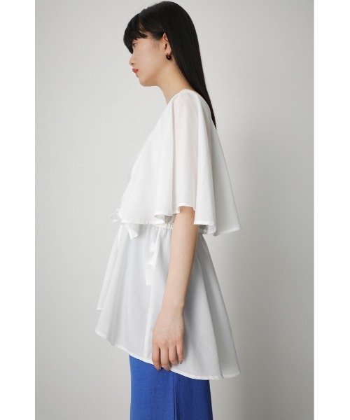 AZUL by moussy（アズールバイマウジー）の「FLARE SLEEVE PEPLUM