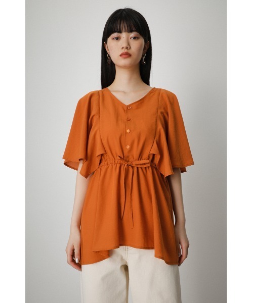AZUL by moussy（アズールバイマウジー）の「FLARE SLEEVE PEPLUM