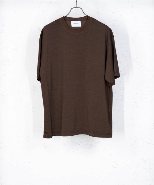 Iroquois（イロコイ）の「MOONTOP TUCK STITCH T（Tシャツ/カットソー・メンズ・ブラック/パープル/ブラウン/グリーン・1/2/3）」の2枚目の写真