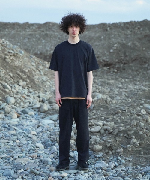 Iroquois（イロコイ）の「MOONTOP TUCK STITCH T（Tシャツ/カットソー・メンズ・ブラック/パープル/ブラウン/グリーン・1/2/3）」の7枚目の写真