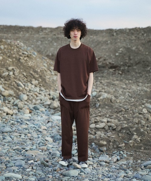 Iroquois（イロコイ）の「MOONTOP TUCK STITCH T（Tシャツ/カットソー・メンズ・ブラック/パープル/ブラウン/グリーン・1/2/3）」の11枚目の写真
