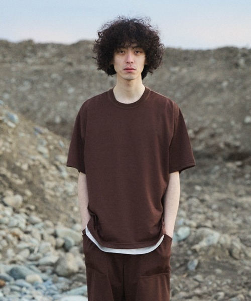 Iroquois（イロコイ）の「MOONTOP TUCK STITCH T（Tシャツ/カットソー・メンズ・ブラック/パープル/ブラウン/グリーン・1/2/3）」の13枚目の写真