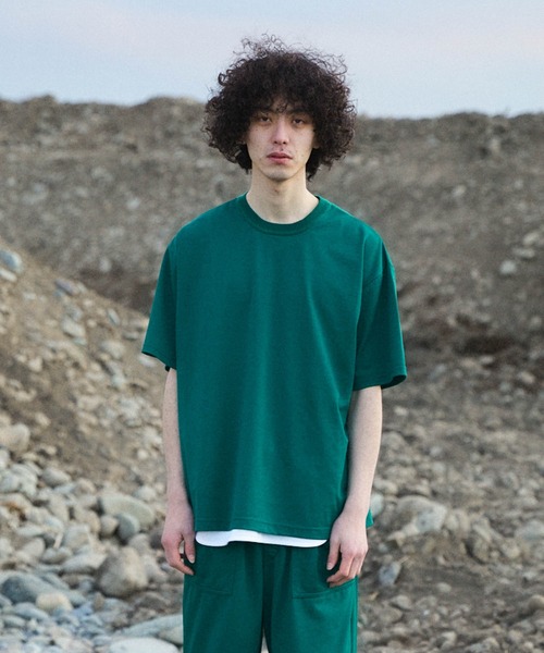 Iroquois（イロコイ）の「MOONTOP TUCK STITCH T（Tシャツ/カットソー・メンズ・ブラック/パープル/ブラウン/グリーン・1/2/3）」の18枚目の写真