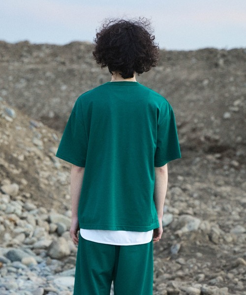 Iroquois（イロコイ）の「MOONTOP TUCK STITCH T（Tシャツ/カットソー・メンズ・ブラック/パープル/ブラウン/グリーン・1/2/3）」の19枚目の写真