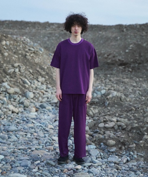 Iroquois（イロコイ）の「MOONTOP TUCK STITCH T（Tシャツ/カットソー・メンズ・ブラック/パープル/ブラウン/グリーン・1/2/3）」の20枚目の写真
