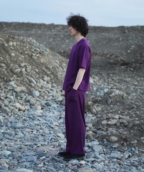Iroquois（イロコイ）の「MOONTOP TUCK STITCH T（Tシャツ/カットソー・メンズ・ブラック/パープル/ブラウン/グリーン・1/2/3）」の21枚目の写真