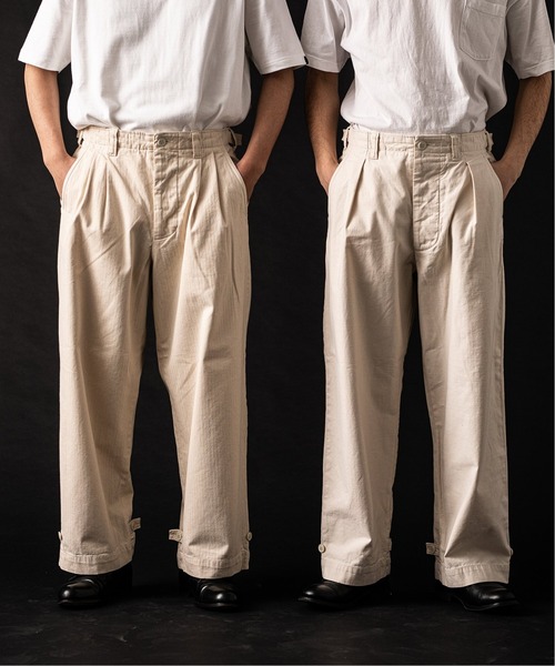 JOURNAL STANDARD（ジャーナルスタンダード）の「【VSシリーズ】 BALLOON バックサテン M43パンツ（カーゴパンツ・メンズ・カーキ/アイボリー・MEDIUM/LARGE）」の3枚目の写真