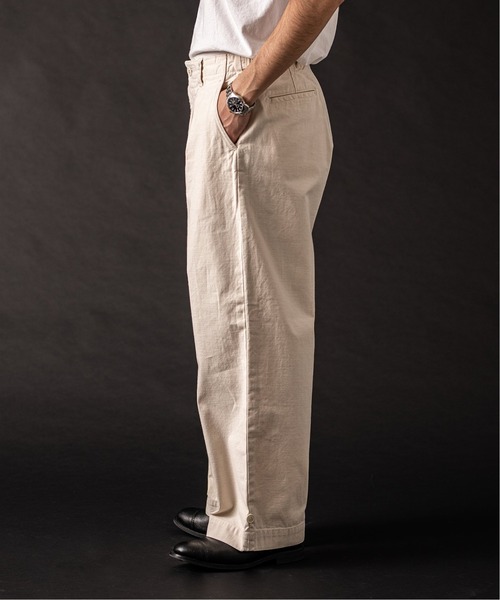 JOURNAL STANDARD（ジャーナルスタンダード）の「【VSシリーズ】 BALLOON バックサテン M43パンツ（カーゴパンツ・メンズ・カーキ/アイボリー・MEDIUM/LARGE）」の7枚目の写真