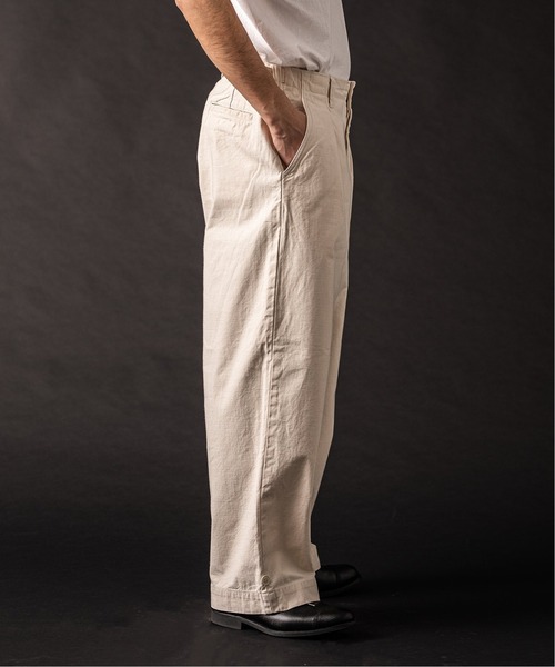 JOURNAL STANDARD（ジャーナルスタンダード）の「【VSシリーズ】 BALLOON バックサテン M43パンツ（カーゴパンツ・メンズ・カーキ/アイボリー・MEDIUM/LARGE）」の9枚目の写真