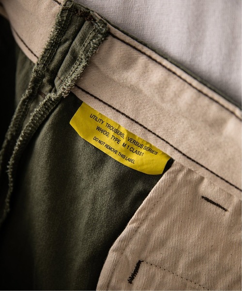 JOURNAL STANDARD（ジャーナルスタンダード）の「【VSシリーズ】 BALLOON バックサテン M43パンツ（カーゴパンツ・メンズ・カーキ/アイボリー・MEDIUM/LARGE）」の22枚目の写真