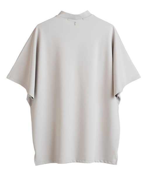 NO ID.(ノーアイディ)の「mt7850-ドルマンスリーブモックネックT Tシャツ(Tシャツ/カットソー・メンズ・ベージュ/ブラック/グレー/ホワイト・ONE SIZE)」の15枚目の写真