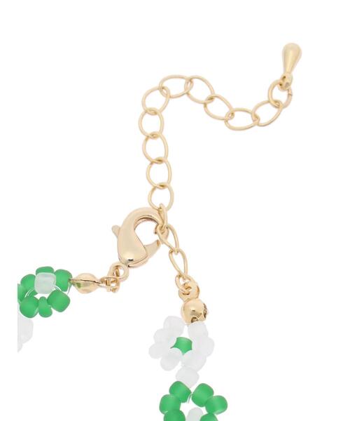 AMERICAN HOLIC（アメリカンホリック）の「フラワービーズネックレス（ネックレス・レディース・オレンジ/グリーン・FREE）」の8枚目の写真