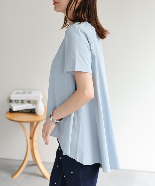 裾フレアTシャツ（Tシャツ/カットソー）｜sakishimatokyo（サキシマ