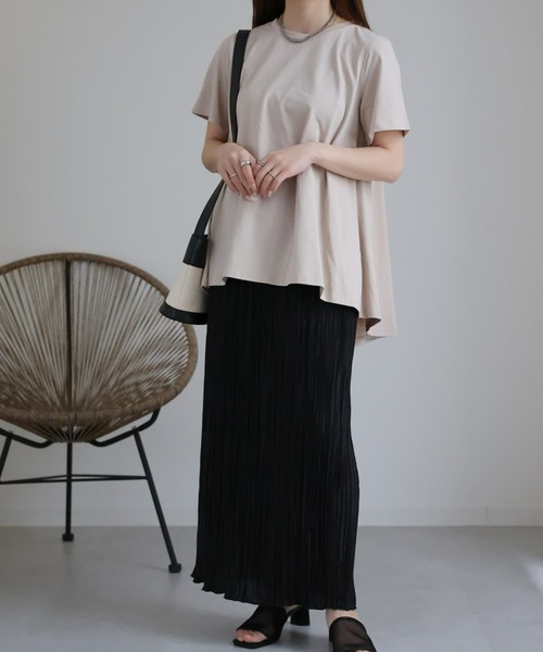 裾フレアTシャツ（Tシャツ/カットソー）｜sakishimatokyo（サキシマ
