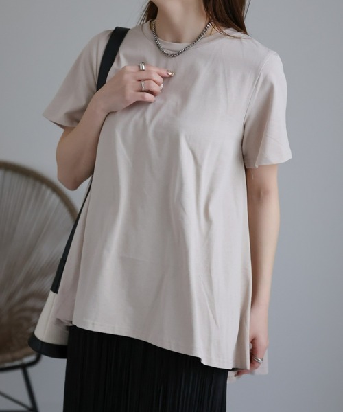 裾フレアTシャツ（Tシャツ/カットソー）｜sakishimatokyo（サキシマ
