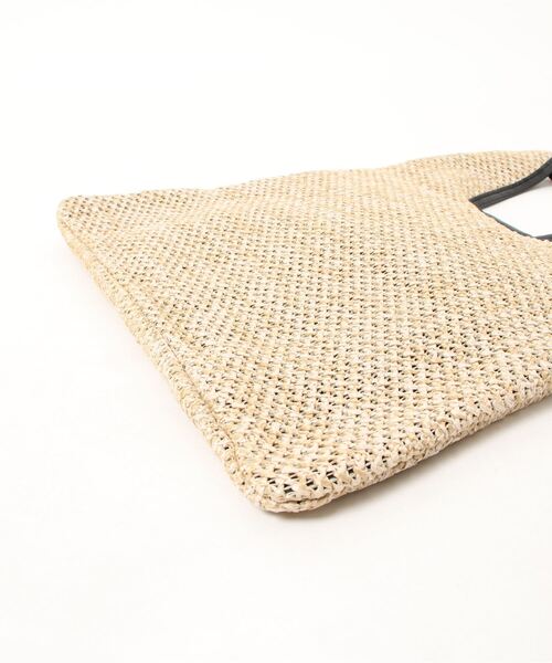 yuue' ( wear )（ユーイ）の「トライアングルストローバッグ（ハンドバッグ・レディース・ベージュ/ライトブラウン/ブラック・FREE）」の8枚目の写真