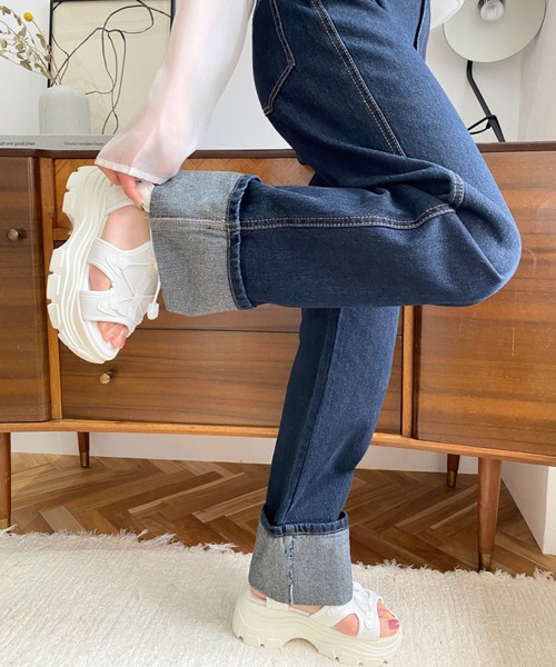 厚底スニーカーソールスポーツサンダル