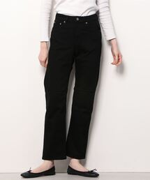 Nudie Jeans（ヌーディージーンズ）の「Straight Sally / Everblack (レングス28) ストレートジーンズ（デニムパンツ）」