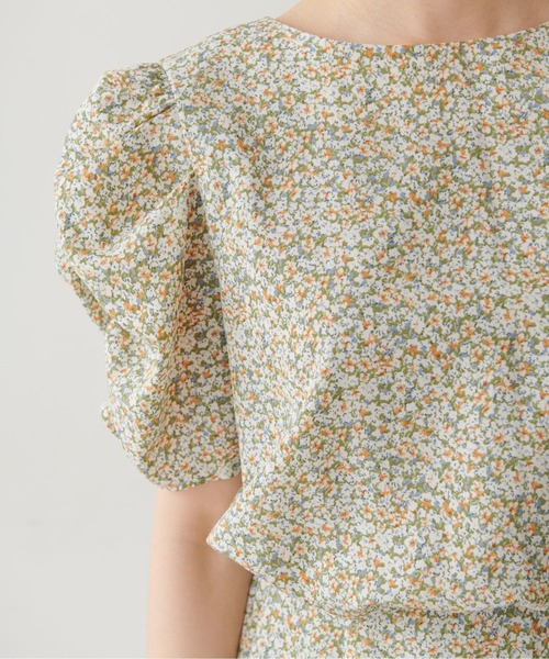 FREE'S MART（フリーズマート）の「【Sシリーズ対応】◇ボリュームスリーブ柄ワンピース（ワンピース・レディース・ホワイト系その他/グリーン系その他/ブラック系その他/ベージュ・SMALL/MEDIUM/X-SMALL）」の19枚目の写真