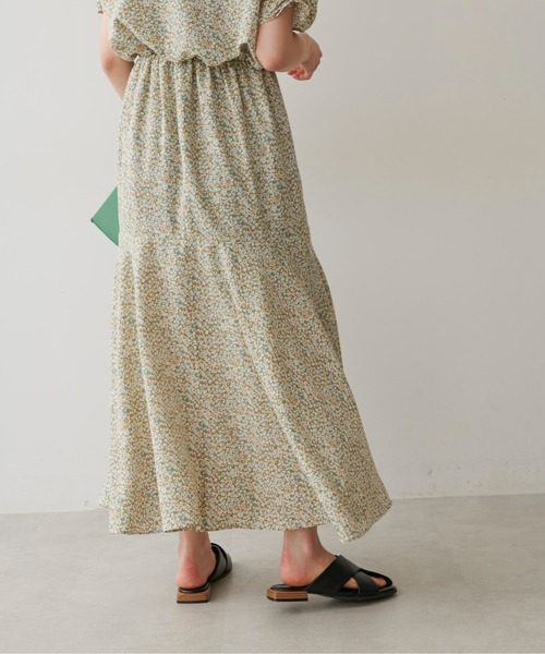 FREE'S MART（フリーズマート）の「【Sシリーズ対応】◇ボリュームスリーブ柄ワンピース（ワンピース・レディース・ホワイト系その他/グリーン系その他/ブラック系その他/ベージュ・SMALL/MEDIUM/X-SMALL）」の16枚目の写真