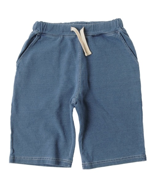 GLAZOS(グラソス)の「カットデニム・ハーフパンツ【セットアップ対応】(デニムパンツ・キッズ・ブルー/ライトブルー・140cm/160cm/150cm/170cm/130cm)」の4枚目の写真