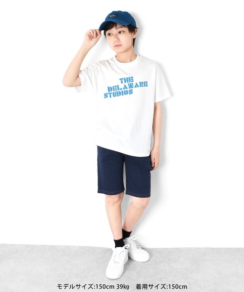 GLAZOS(グラソス)の「カットデニム・ハーフパンツ【セットアップ対応】(デニムパンツ・キッズ・ブルー/ライトブルー・140cm/160cm/150cm/170cm/130cm)」の6枚目の写真